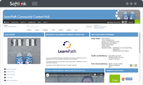 Screen shot of LearnPath CCH display